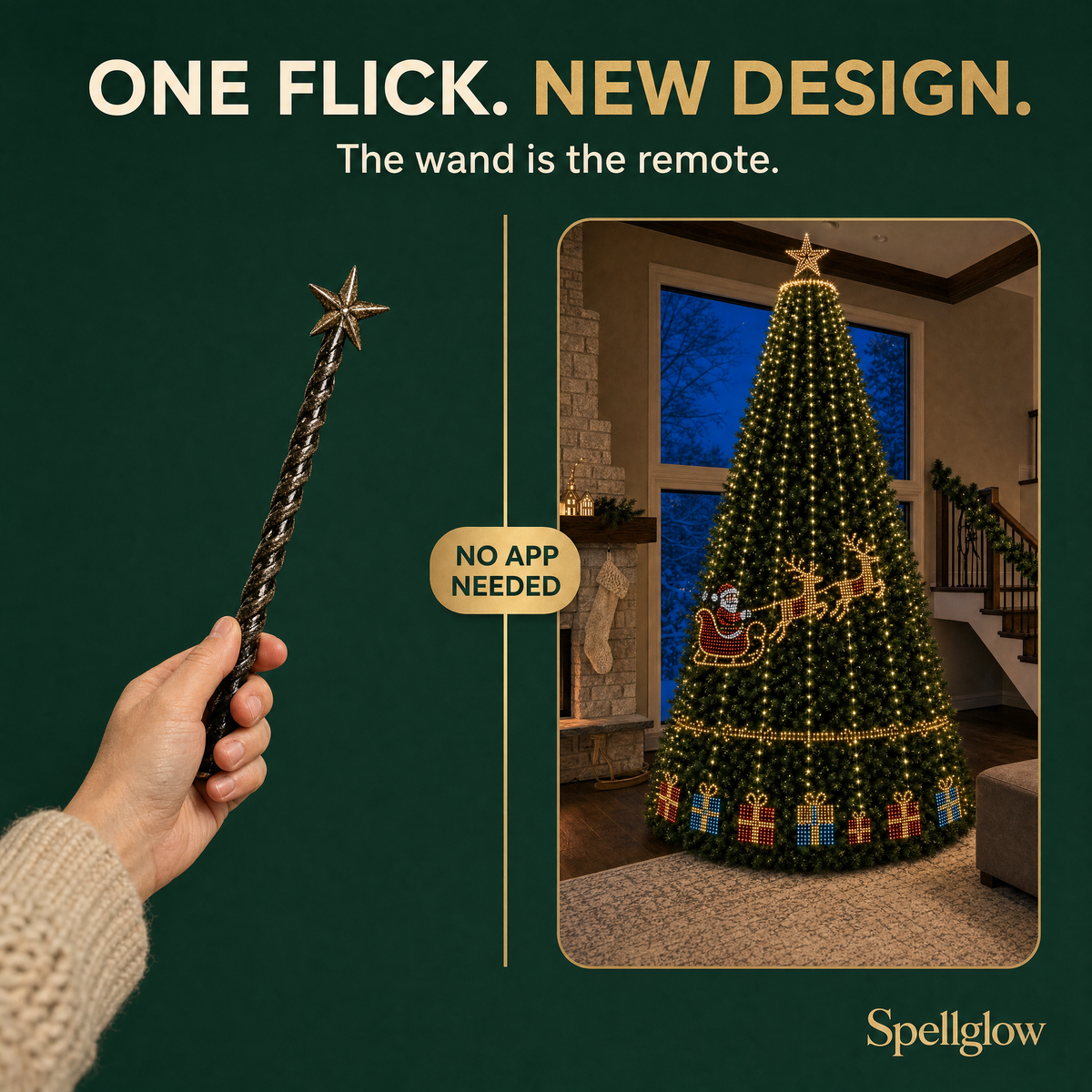 One flick, new design: the wand is the remote